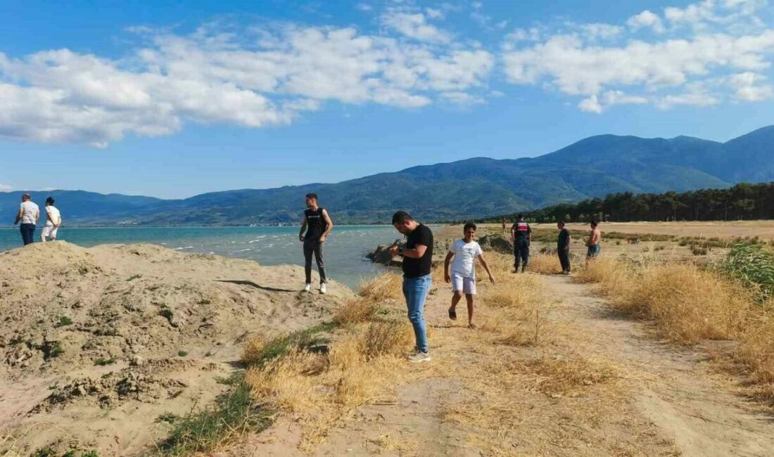 Bursa’nın Orhangazi ilçesinde serinlemek için İznik Gölü’ne giren iki kuzen