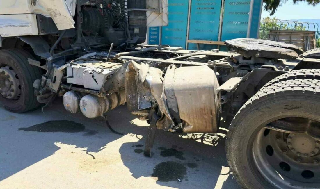 Bursa’nın Orhangazi-İznik yolu Boyalıca Mahallesi’nde tır ile kamyonet çarpıştı. Kazada