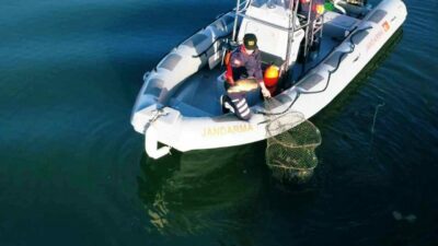 Uluabat Gölü’nde usulsüz su ürünleri ve kara avcılığı yapan 3