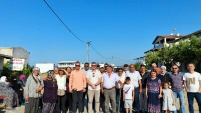 Mudanya’nın Mesudiye Mahallesi’nde, İmar Yasasına Takılanlar Derneği Başkanı İbrahim Hacıoğlu,