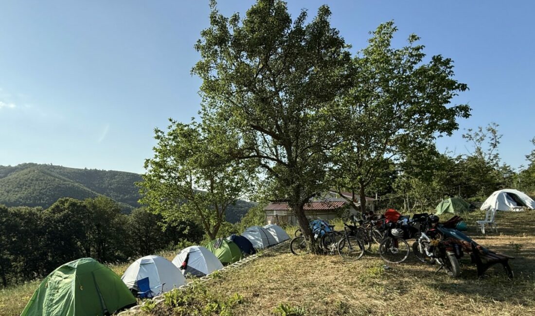 Nilüfer Belediyesi tarafından düzenlenen “Mysia Yolları Kamplı Bisiklet Turu”, üç