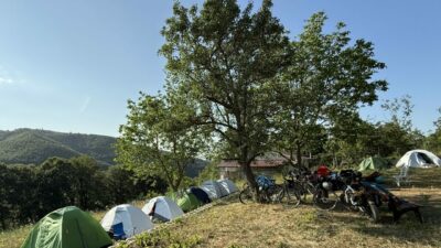 Nilüfer Belediyesi tarafından düzenlenen “Mysia Yolları Kamplı Bisiklet Turu”, üç