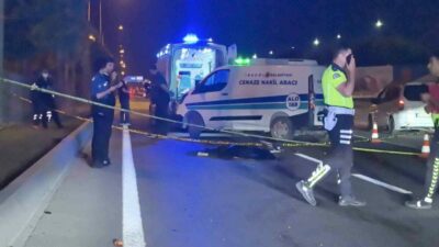 Bursa’nın İnegöl ilçesinde meydana gelen kazada otomobilin çarptığı yaya hayatını