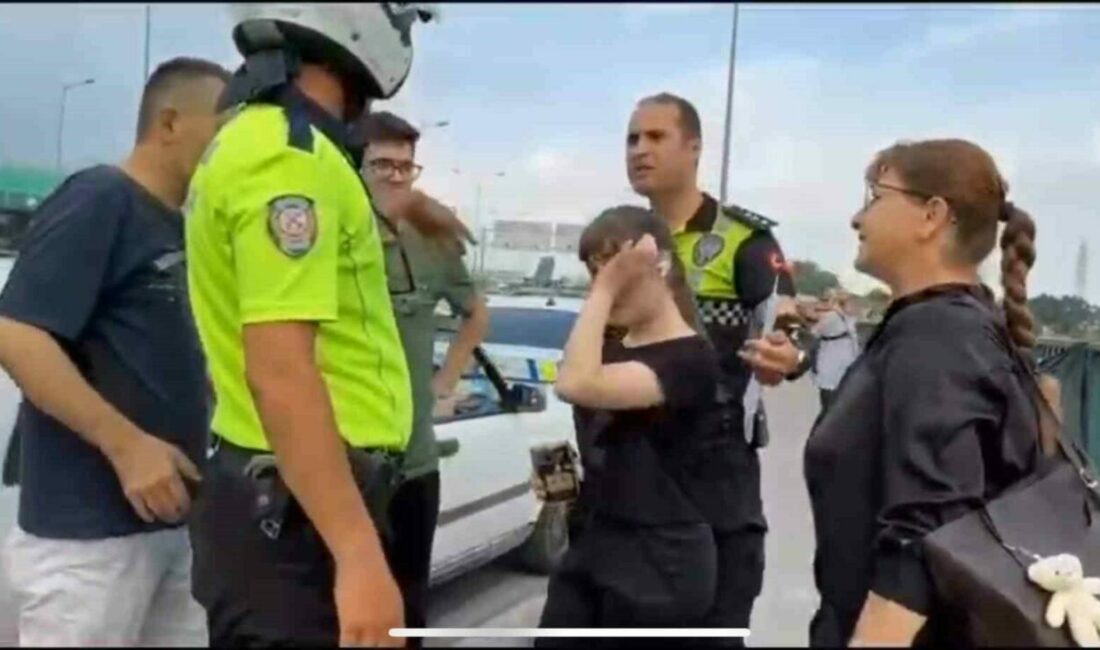 Bursa’da babasının aracıyla YKS sınavına giderken yolda kalan genç kız