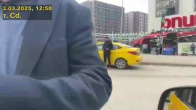 Bursa’da Panayır Taksi Durağı’nın Başkanı Musa Şeker, resmi olan duraklarının