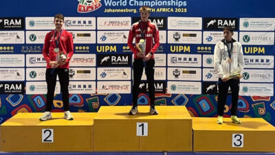 Osmangazi Belediyespor Kulübü sporcusu milli pentatlet Arda Meriç, 17 Yaş