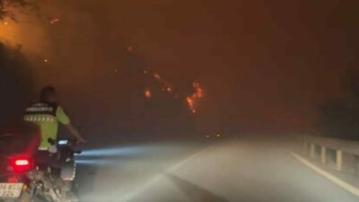 Bursa’nın Gürsu ilçesinde çıkan orman yangını için ekipler seferber oldu.