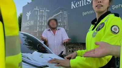 Bursa’nın İnegöl ilçesinde polis ekiplerince durdurulan sürücü alkollü çıktı. Alkollü