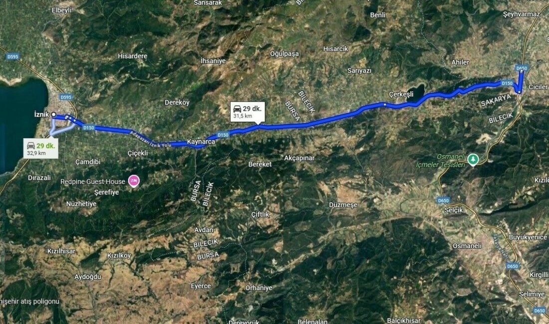 Bakan Uraloğlu’nun İznik’te verdiği söz hayata geçiyor İznik için yıllardır beklenen önemli ulaşım yatırımlarından biri daha hayata