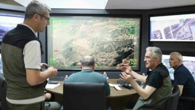 Bursa’da Kestel, Orhaneli ve Harmancık ilçeleri arasındaki ormanlık alanda çıkan