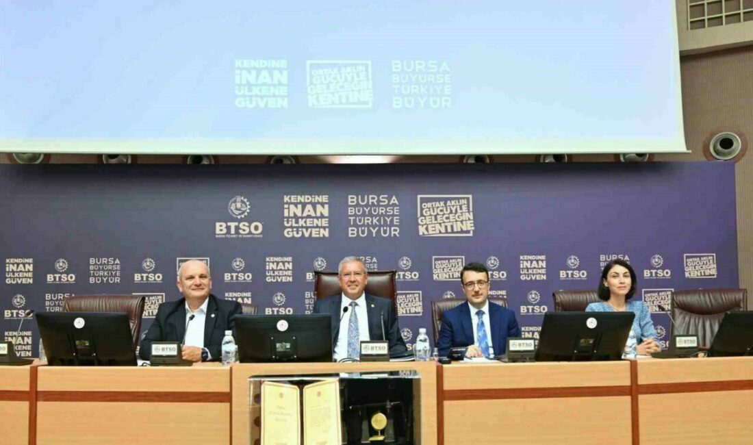 BTSO temmuz ayı meclis toplantısı gerçekleştirildi BTSO Yönetim Kurulu Başkanı İbrahim Burkay, 2013 yılında ortaya koydukları
