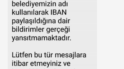 Bursa Büyükşehir Belediyesi, yangınlardan dolayı belediye isimleri kullanılarak IBAN istenen