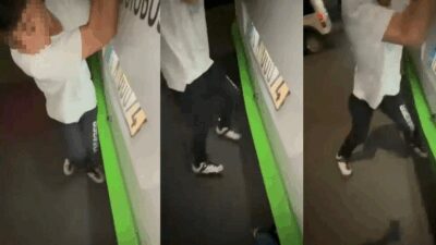 Bursa’da çocukların otobüsün arkasına patenle tutunarak yaptığı tehlikeli yolculuk yürekleri