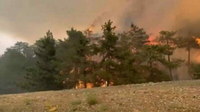 Bursa’nın Harmancık ilçesinde 5 köyün tahliye edilmesine yol açan yangın