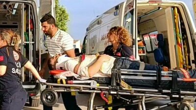 Bursa’nın İnegöl ilçesinde arkadaşını çalıştığı inşaata ziyarete giden genç, asansör