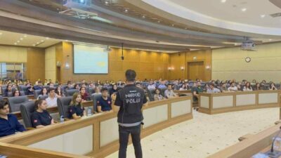 Bursa İl Emniyet Müdürlüğü Narkotik Suçlarla Mücadele Şube Müdürlüğünce eğitim,