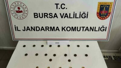 İstanbul’dan Bursa’nın İnegöl ilçesine tarihi eser satmak amacıyla gelen şüpheli,