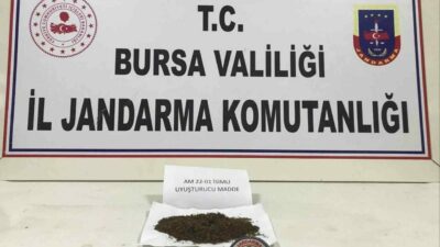 Bursa’nın İnegöl ilçesinde jandarma ekipleri, gerçekleştirdikleri devriye sırasında şüphelendikleri bir