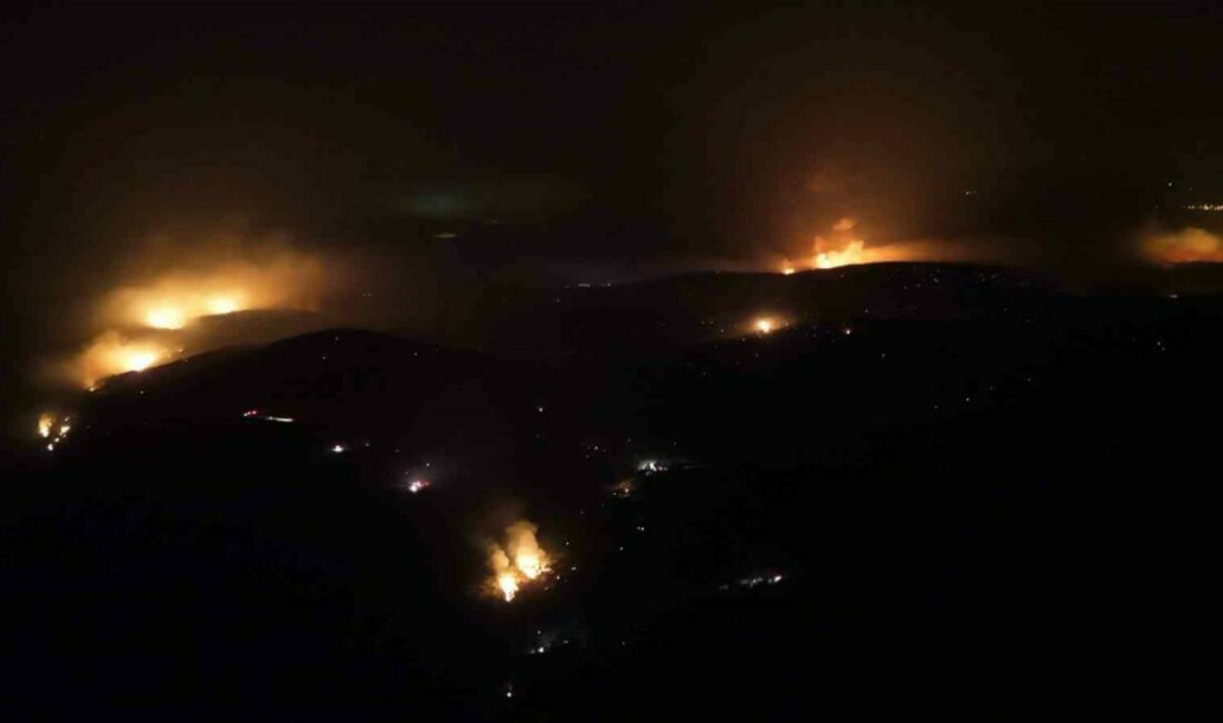 Bursa’daki yangında alevler etkisini kaybetti…Son durum havadan görüntülendi Bursa’nın Harmancık ilçesinde 4.gününe giren orman yangını sabah saatlerinde etkisini