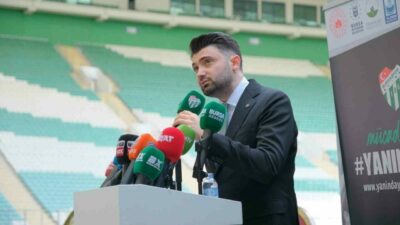 Bursaspor Başkanı Enes Çelik, 1 milyon 265 bin Euro tutarındaki