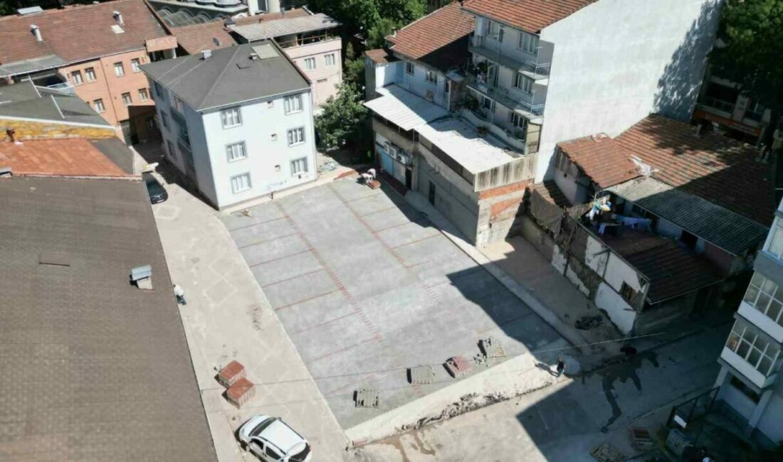 İnegöl Belediyesi’nin Cuma Mahallesinde 2023 yılında kamulaştırdığı ve 2024 yılında