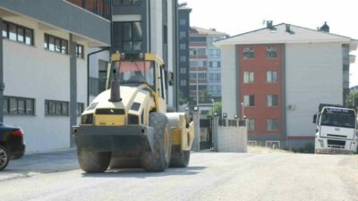İnegöl Belediyesi şehrin gelişim bölgelerinde bir yandan yeni yeni sokaklar
