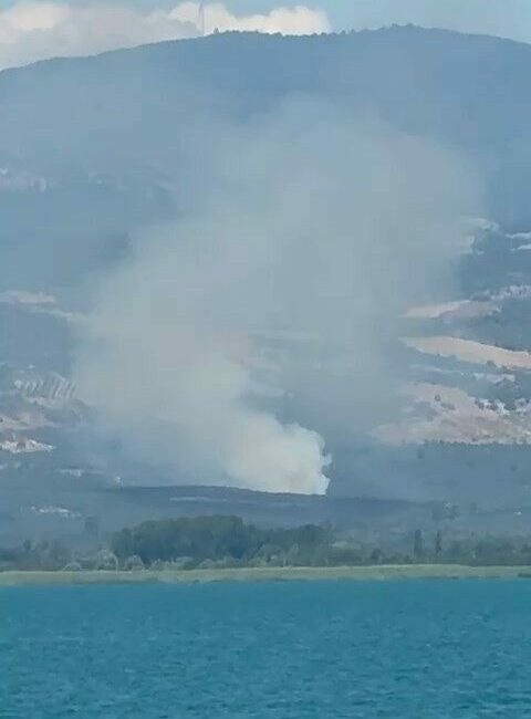 Bursa’nın İznik ilçesi Ömerli Mahallesi mevkisinde orman yangını başladı. Yangın,
