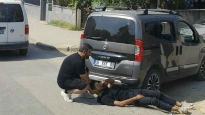 Bursa’nın İnegöl ilçesinde meydana gelen kazada kamyonet ile çarpışan motosikletin