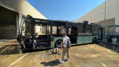 Bursa’nın Nilüfer ilçesindeki Hasanağa Organize Sanayi Bölgesi’nde bulunan KARSAN fabrikasında