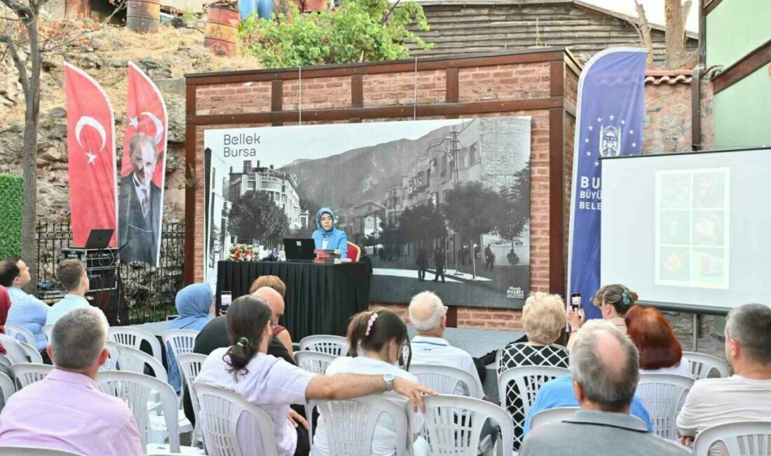‘Kent Tarihi Söyleşileri’nin son konuğu Ayşe Özkan Emanet oldu Bursa Büyükşehir Belediyesi tarafından kültürel mirası kayıt altına alma çalışmaları