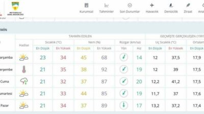 Günlendir orman yangınlarıyla mücadele eden Bursa’ya müjdeli haber Meteoroloji Genel
