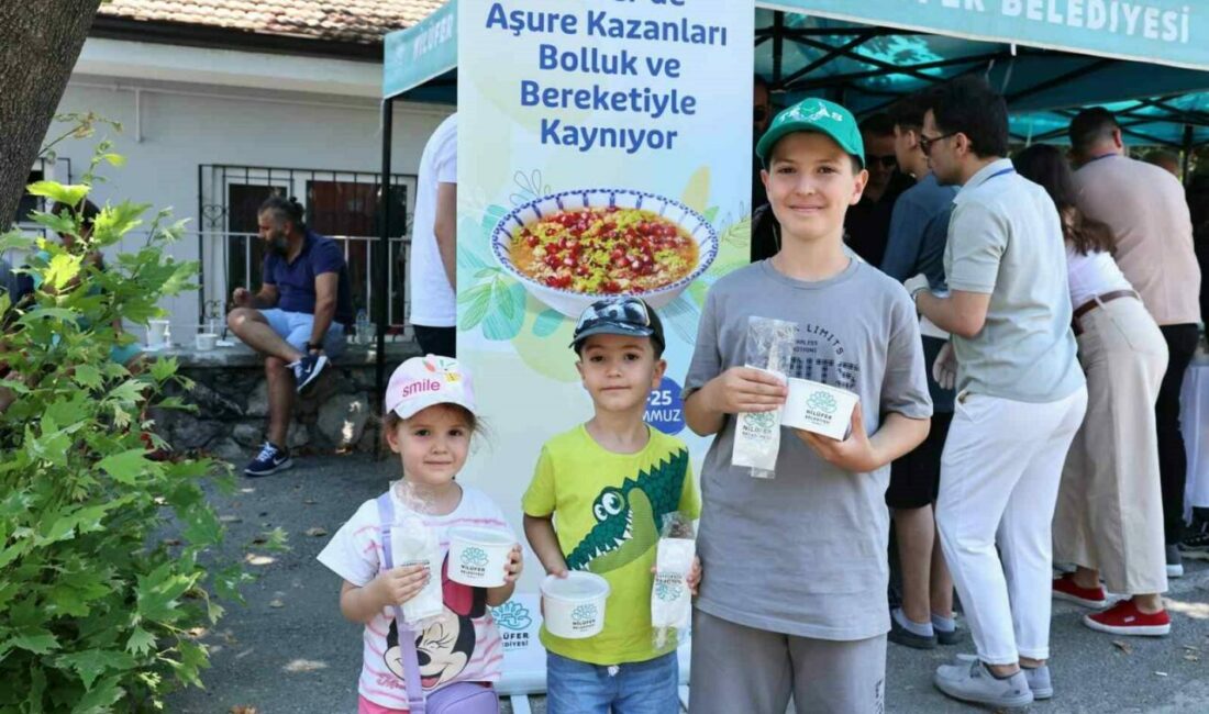 Nilüfer Belediyesi, Muharrem ayıyla birlikte geleneksel aşure ikramlarına başladı. Bolluk