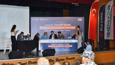 Bursa Büyükşehir Belediyesi ve Gemlik Belediyesi öncülüğünde BURKENT ve GEMTAŞ