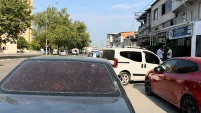 Bursa’nın Osmangazi ilçesinde bir şüpheli etrafa ateş açıp korku dolu