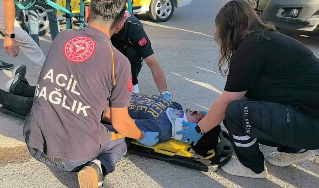 Taksi ile çarpışan motosiklet sürücüsü yaralandı Bursa’nın İnegöl ilçesinde meydana gelen kazada taksi ile çarpışan motosikletin