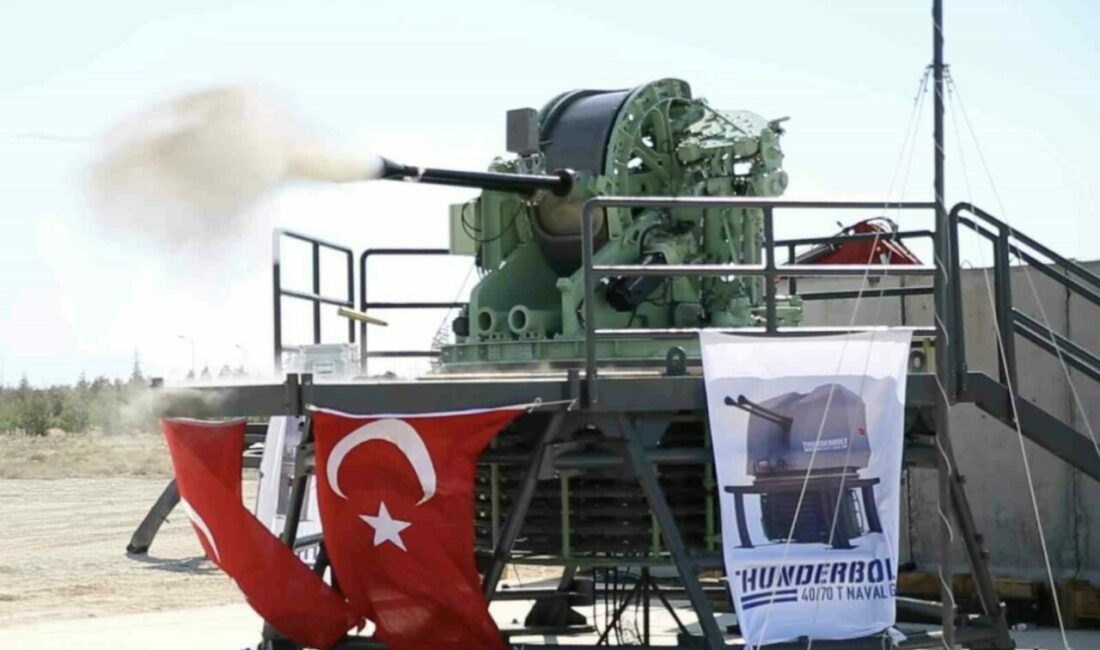 Türkiye’nin yerli ve milli çift namlulu deniz topu Thunderbolt 40/70