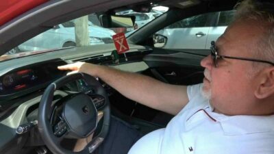 Sıfır kilometre aldığı Peugeot 308 GT model otomobilinde daha 500’üncü