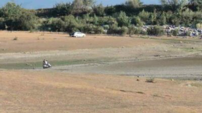 Bursa’nın Mudanya ilçesinde 43 yıldır tarım arazilerini sulayan Ülküköy Göleti,