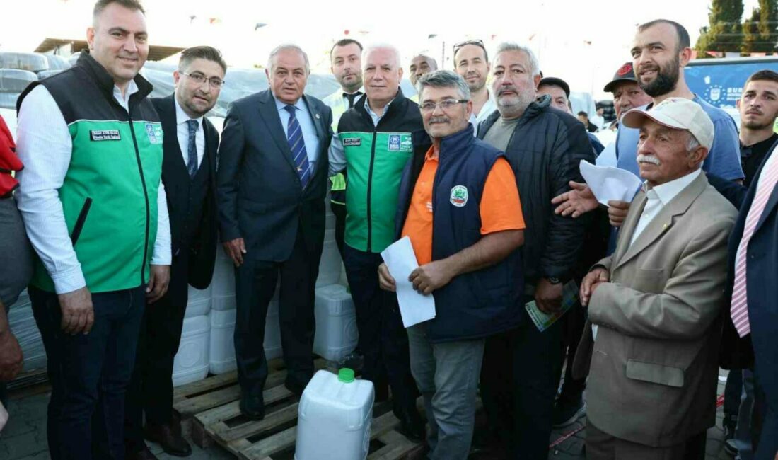 Bursa Büyükşehir Belediyesinin Tarım Peyzaj A.Ş yatırımıyla Mustafakemalpaşa’da hayata geçirdiği