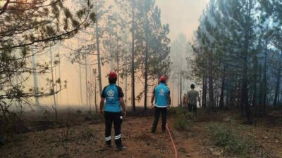 Bursa’da geçtiğimiz günlerde birçok noktada çıkan orman yangınlarında, yangın söndürme