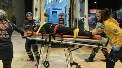 Bursa’nın İnegöl ilçesinde meydana gelen olayda 3 katlı binanın teras