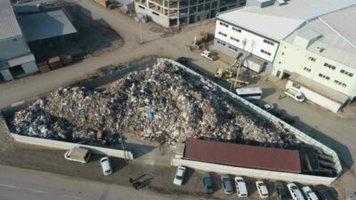 Bursa’nın İnegöl ilçesinde sanayi atıkları konusunda da örnek bir uygulamaya