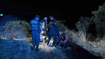 Bursa’da meydana gelen kazada şarampole yuvarlanan motosikletin sürücüsü yaralandı. Yaralı