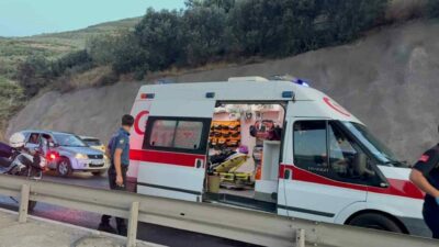 Bursa’da yol yapım çalışmaları nedeniyle tek şeride düşürülen yolda zincirleme
