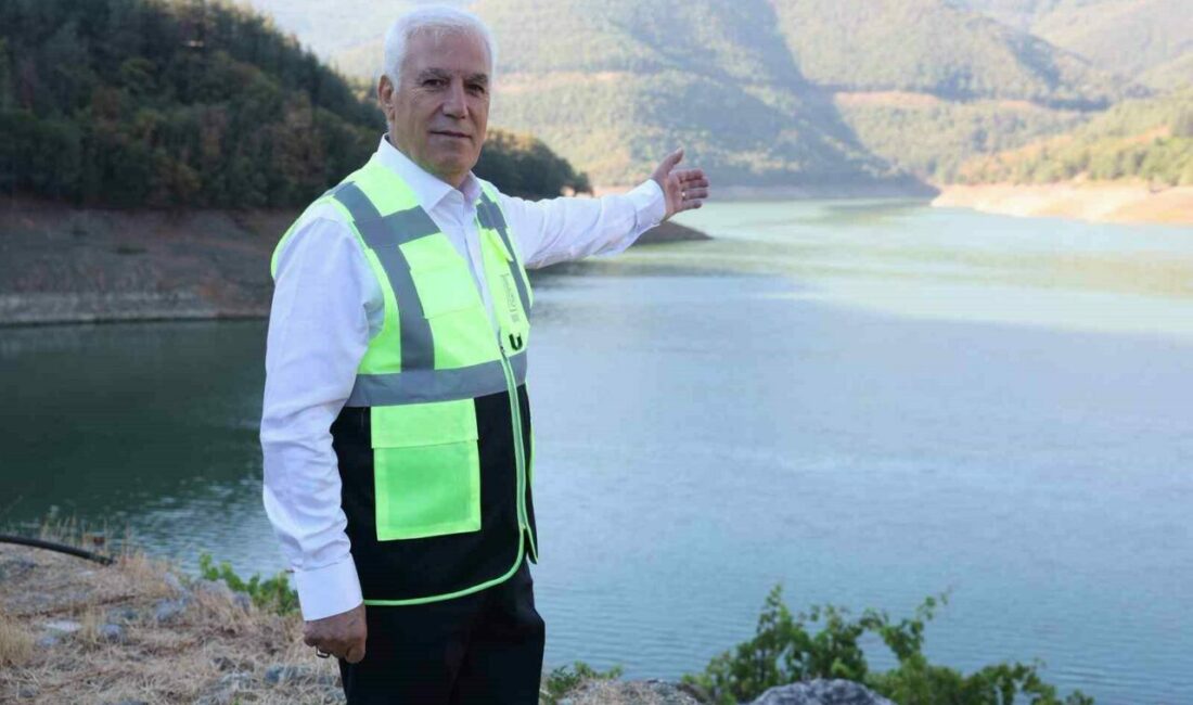 Nilüfer Barajı’nın tamamen kuruduğu, Doğancı Barajı’nın kritik seviyelere indiği Bursa’da