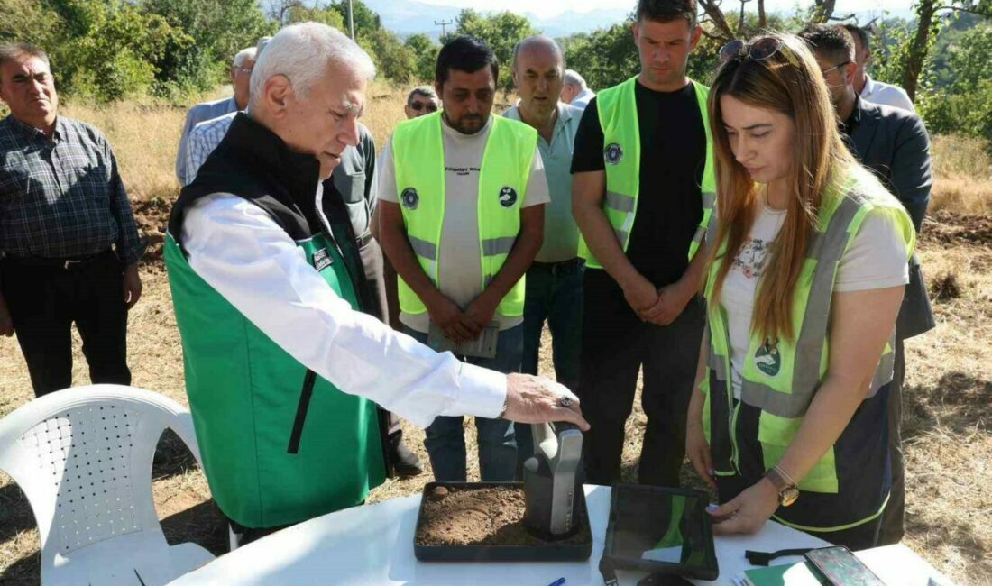 Bursa Büyükşehir Belediyesi, tarımsal üretimde verimliliği artırmak ve çiftçilerin bilimsel