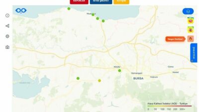 Bursa Büyükşehir Belediyesi, hava ve gürültü kirliliğinin tespiti için geçtiğimiz