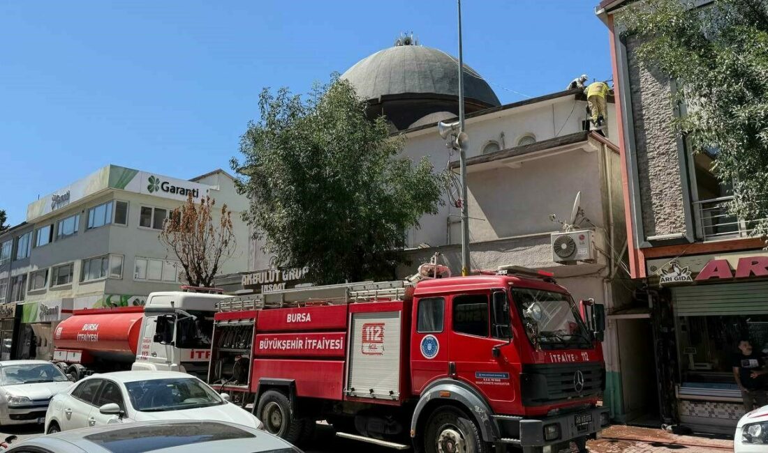 Bursa’nın İznik ilçesinde Atatürk caddesi üzerinde bulunan Asmalı Caminde çıkan