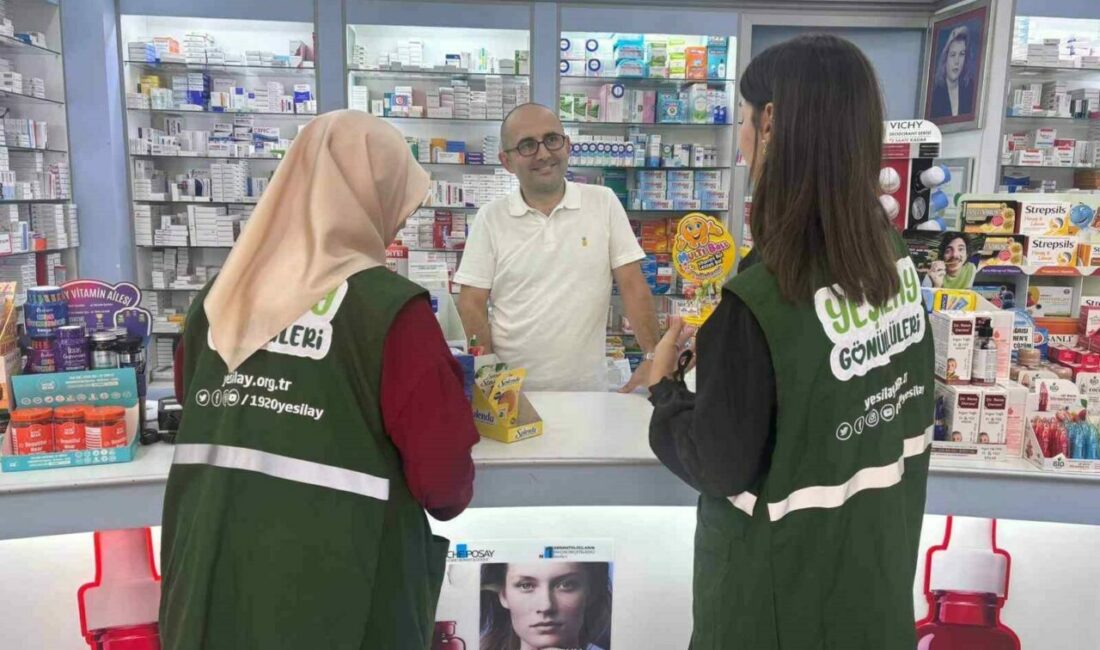 Eczaneler, Yeşilay elçisi oldu Yeşilay Bursa Şube Başkanı Suat Arvas, Türkiye genelinde başlatılan ’Bağımsızlık
