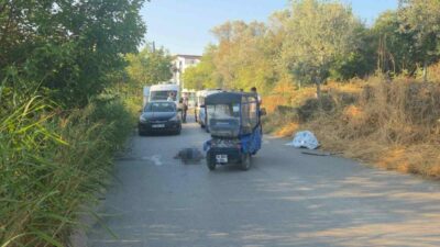Bursa’nın Orhangazi ilçesinde bir kişinin 3 tekerlekli elektrikli moped üzerinde